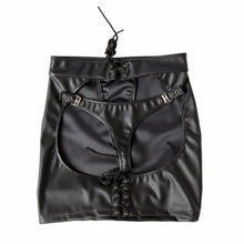 Load image into Gallery viewer, Black Erotic Fetish  mini dress for Adult Game