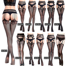 Load image into Gallery viewer, Black Lace Tights