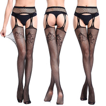 Load image into Gallery viewer, Black Lace Tights