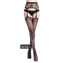 Load image into Gallery viewer, Black Lace Tights