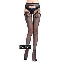 Load image into Gallery viewer, Black Lace Tights