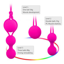 Load image into Gallery viewer, Silicone Smart Vagina Tighten Exercise Ball