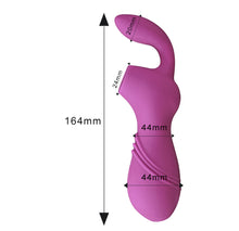 Load image into Gallery viewer, Dual Vibration Silicone Waterproof  toy