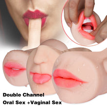 Load image into Gallery viewer, Artificial Vagina Real Pussy Stroker  Gay Oral Sex Toys For Men